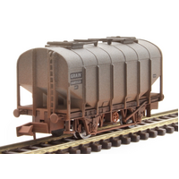Dapol N Bulk Grain Hopper BR Grey B885320 Weathered
