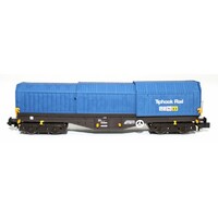 Dapol N Telescopic Hood Wagon Tiphook Blue 33 70 0899 040-6