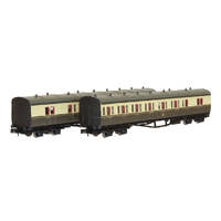 Dapol N B Set Coach Twin Pack Great crest Western C&C  6413