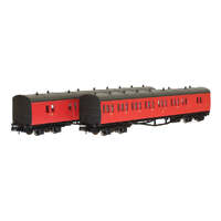 Dapol N B Set Coach Twin Pack BR Crimson 6461 & 6464