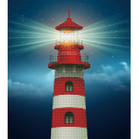 Diamond Dotz Diamond Art Kit, Light House 37 x 42cm