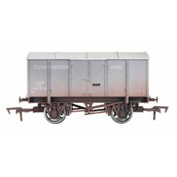 Dapol OO Gunpowder Van LMS Grey 7004 Vs. 2 Weathered