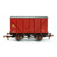 Dapol OO Banana Van BR Red B881722 Weathered 4F016024