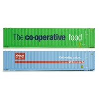 Dapol OO 45 Foot Container HI Cube Twin Pack Argos Wagon