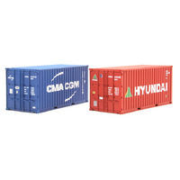 Dapol OO Container 20 FT CMA 217218-2 HYUNDAI 225393-0