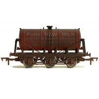 Dapol OO 6 Wheel Milk Tanker Co-Op Milk Red Weathered