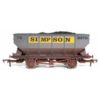 Dapol OO 21 Ton Hopper Simpson 78 Weathered
