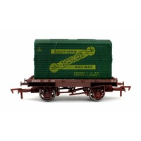Dapol OO Conflat & Container SR K584 Weathered