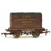 Dapol OO Conflat & Container LMS K1. Weathered.