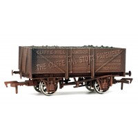 Dapol OO 5 Plank Wagon 10' Wheelbase Cliffe Hill Weathered