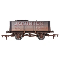 Dapol OO Gauge 5 Plank Wagon 10' Wheelbase Vinter Weathered