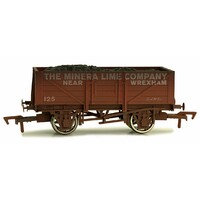 Dapol OO 5 Plank Wagon 10' Wheelbase Minera Lime Weathered