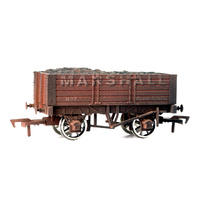 Dapol OO Gauge 5 Plank Wagon 9' Wheelbase Marshall Weathered