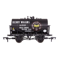 Dapol OO 14T Tank Wagon Class B Berry Wigging Black 101