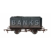 Dapol OO 8 Plank Wagon Banks 352 Weathered