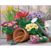 Diamond Dotz Diamond Art Kit, Gardening 47 x 37cm