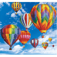 Diamond Dotz Diamond Art Kit, Balloons 47 x 37cm