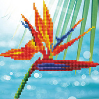 Diamond Dotz Diamond Art Kit, Bird Of Paradise 20 x 20cm