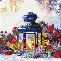 Diamond Dotz Diamond Art Kit, Lantern 30 x 30cm
