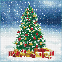 Diamond Dotz Diamond Art Kit Christmas Tree 30 x 30cm