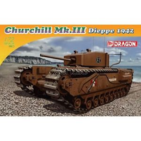 Dragon 1/72 Churchhill MK.III Dieppe 1942 Plastic Model Kit 60419