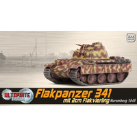Dragon 1/72 Flakpanzer 341 mit 2cm Flakvierling Nuremburg 45 Plastic Model Kit DA60594