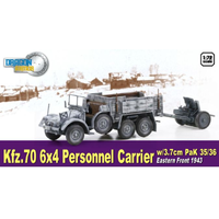 Dragon 1/72 Kfz.70 6x4 Personnel Carrier w/ 3.7cm PaK Plastic Model Kit 60638