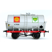 Dapol O 14T Wagon Class A Shell BP Silver 7498 7F058002