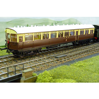 Dapol O Auto Coach GWR Crest Choco & Cream 7P004001