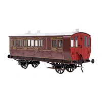 Dapol O Stroudley 4 Wheel Main Line Oil Lit Brake 3rd Mahog DCC LBF