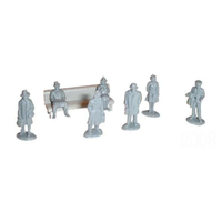 Dapol OO Platform Figures set of 36 Self Assembly Kit