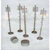 Dapol OO Telegraph Poles 20pkt DAC24 Self Assembly Kit
