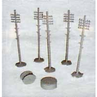 Dapol OO Telegraph Poles 20pkt DAC24 Self Assembly Kit