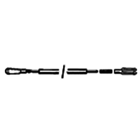 DUBRO 113 MINI-NY STEEL PUSHROD ASSEMBLY (2  PCS PER PACK)