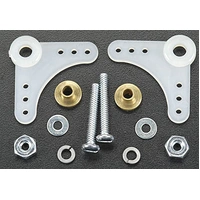 Dubro 90 Nylon Bellcrank Assembly 2pkt DBR167