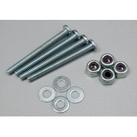 Dubro Bolt Sets With Lock Nuts 4-40 x 1-1/4 (4) DBR176