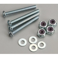Dubro Bolt Sets With Lock Nuts 6-32 x 1-1/4 (4) DBR177