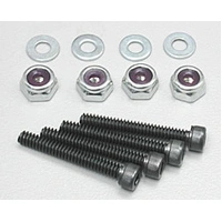 Dubro Socket Head Bolts With Lock Nuts 6-32 x 1 (4) DBR179