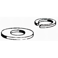 Dubro 2.5mm Flat Washers (8) DBR2108