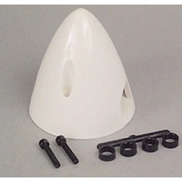 Dubro 2-1/2 Spinner White DBR284