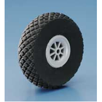 DUBRO 300DL 3in DIAMOND LITE WHEELS (76MM)  (1 PAIR PER CARD)