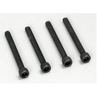 DUBRO 4/40 X 1IN CAP SCREWS 4 DBR312