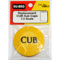 DUBRO 558CC 1/3 SCALE CUB CAPS (2 PER PACK)
