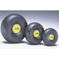 DUBRO 558TLC 1/3 SCALE TRED LGHT J3 WHEELS  (1 PAIR PER CARD)