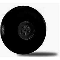 DUBRO 600RV 6in DIA BIG WHEELS (1 PAIR PER CARD)