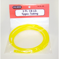 DUBRO 800 1/8in I.D. TYGON TUBING, GAS (3 FT PER PACK)