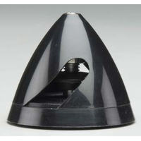 Dubro 1-3/4 (45mm) Electric Black Spinner 1pkt DBR971