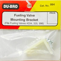 DUBRO 994 FUELING VALVE MOUNTING BRACKETS (1/PKG)