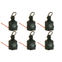 DCCconcepts HO/OO Working Loco Lamp LMS / BR Red(6PK)
