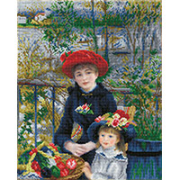Diamond Dotz Two Sister On The Terrace (Apres Renoir) 50 x 60cm